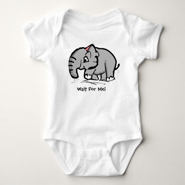 Body Para Bebê Espere por mim (Frente)