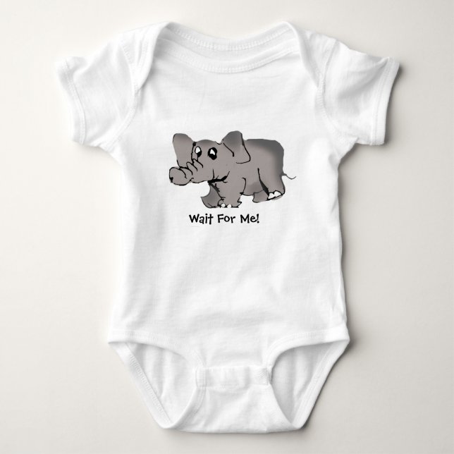 Body Para Bebê Espere por mim (Frente)