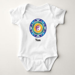Body Para Bebê Espiritual Mandala Rainbow Color Chinês Personaliz