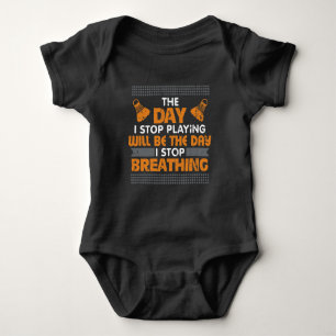 Body Para Bebê Esporte do jogador da raquete da ideia do presente
