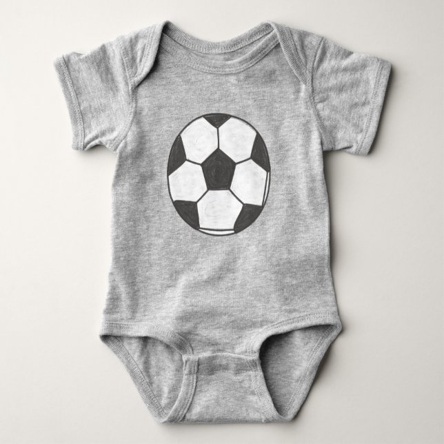 Body Para Bebê Esporte - Futebol (Frente)