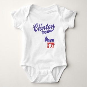 Body Para Bebê Esportes Democratas de Hillary Clinton 2016
