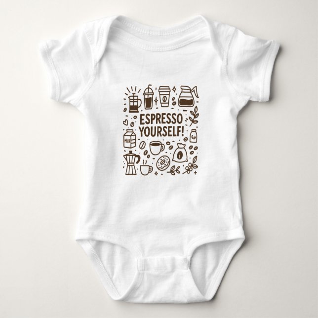 Body Para Bebê Espresse-Se! (Frente)