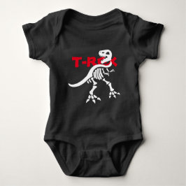 Body Para Bebê Esqueleto T-rex