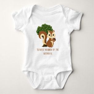 Body Para Bebê esquilo engraçado