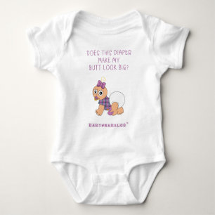 Body Para Bebê Esta Fralda Faz Meu Bumbum Parecer Grande
