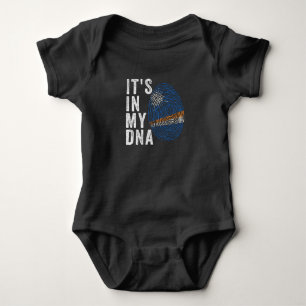 Body Para Bebê Está no meu DNA - Bandeira das Ilhas Marshall