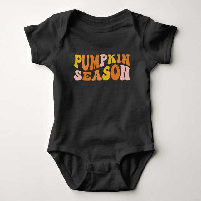 Body Para Bebê Estação Pumpkin (Frente)
