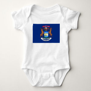 Body Para Bebê Estado da bandeira de Michigan