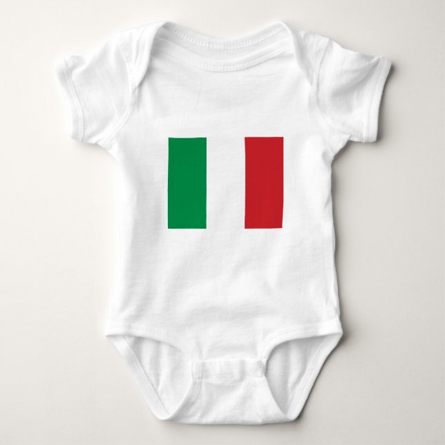 Body Para Bebê Estandarte italiano (Frente)