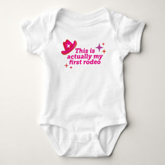 Body Para Bebê Este É O Meu Primeiro Rodeio