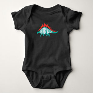 Body Para Bebê Estegossauro Herbívoro Dinossauro