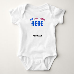 BODY PARA BEBÊ ESTILO MODERNO PERSONALIZÁVEL BRANCO VERIFICADO MA