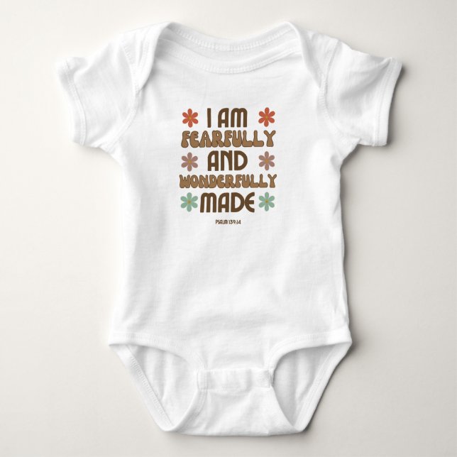 Body Para Bebê Estou Feliz E Maravilhosamente Feito (Frente)