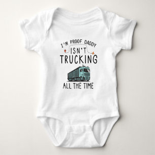 Body Para Bebê Estou provando que o papai não está dirigindo cami