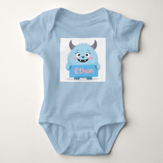 Body Para Bebê Ethan's Epic Monster Adventure (Frente)