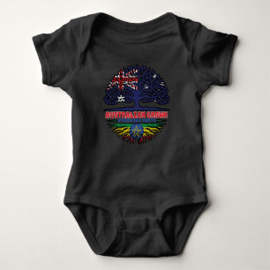 Body Para Bebê Etíope Raízes de Árvores Australianas da Austrália