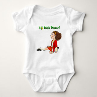 Body Para Bebê Eu adoro dança irlandesa
