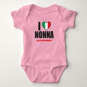 Body Para Bebê EU ADORO NENHUMA Fita De Bebê Rosa personalizada