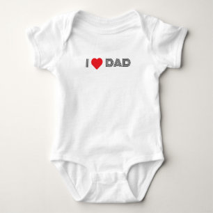 Body Para Bebê Eu adoro pai