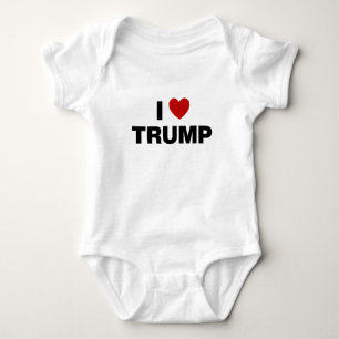 Body Para Bebê Eu Adoro Trump