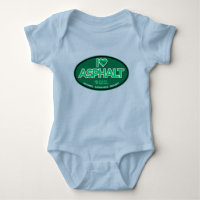 Eu Amo Asfalto Um Pedaço De Bebê - Azul