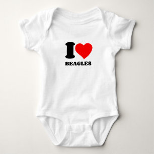 BODY PARA BEBÊ EU AMO BEAGLES