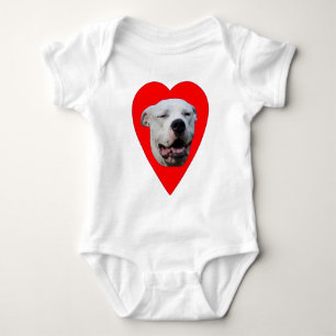 Body Para Bebê Eu amo Dogo Argentinos