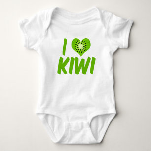 Body Para Bebê Eu amo Kiwi