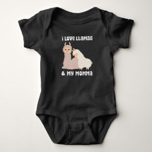 Body Para Bebê Eu Amo Lhamas E Minha Mãe Mãe Mãe Mãe Mãe Fil