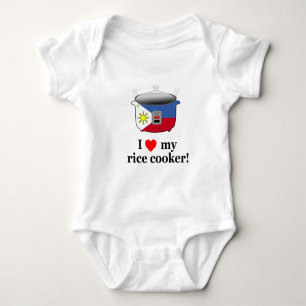Body Para Bebê Eu amo meu fogão de arroz