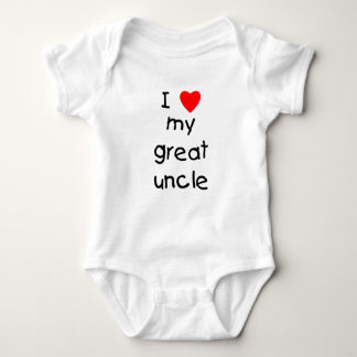 Body Para Bebê Eu amo meu grande tio
