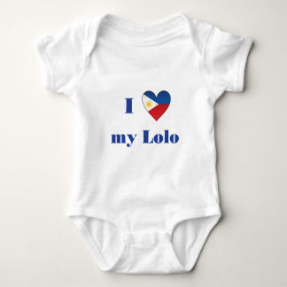 Body Para Bebê Eu amo meu Lolo 1
