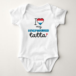 Body Para Bebê Eu Amo Meu Luxemburguês Tatta Bonitinho