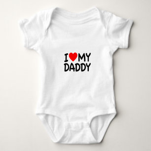 Body Para Bebê Eu amo meu Pai