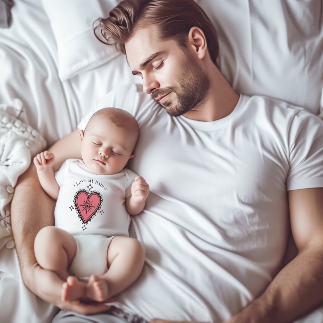 Body Para Bebê Eu Amo Meu Pai (Criador carregado)