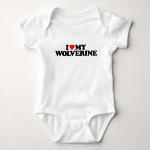 BODY PARA BEBÊ EU AMO MEU WOLVERINE
