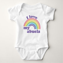 Eu Amo Minha Abuela - Cute Rainbow