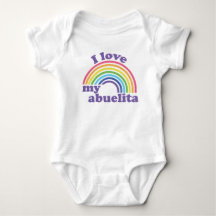 Eu Amo Minha Abuelita - Cute Rainbow