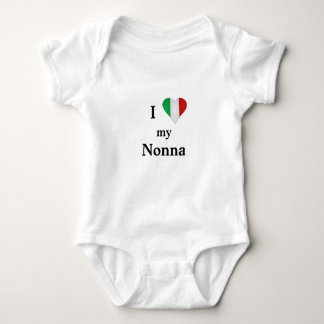 Body Para Bebê Eu Amo Minha Avó Cardíaca Italiana Bebida Bebida R
