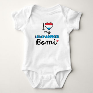 Body Para Bebê Eu amo minha luxemburguesa Bomi fofa