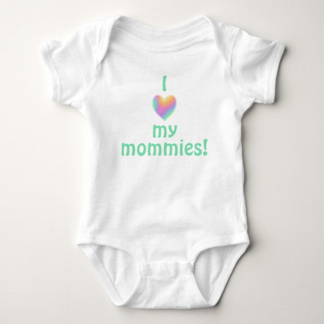 Body Para Bebê Eu Amo Minha Mãe Bebê Roupa De Porte (Frente)