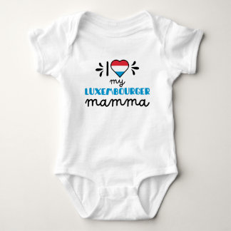 Body Para Bebê Eu amo minha mãe luxemburguesa e fofa
