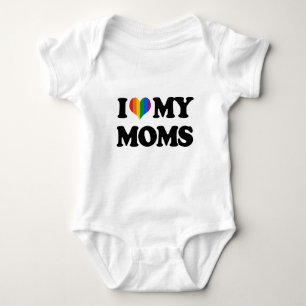 BODY PARA BEBÊ EU AMO MINHAS MÃES