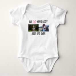 BODY PARA BEBÊ EU AMO MINHAS ROUPAS DE BEBÊ PAI FOTO PERSONALIZAD