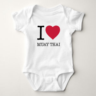 BODY PARA BEBÊ EU AMO MUAY THAI