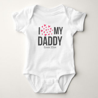 BODY PARA BEBÊ EU AMO O MEU BEBÊ PAI ROUPAS TEXTO PERSONALIZADO