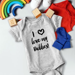 Body Para Bebê Eu Amo Os Meus Pais Pais
