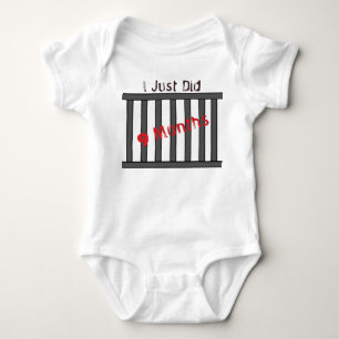 Body Para Bebê Eu apenas fiz 9 meses de dorminhoco