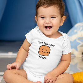 Body Para Bebê Eu Bati Mamãe